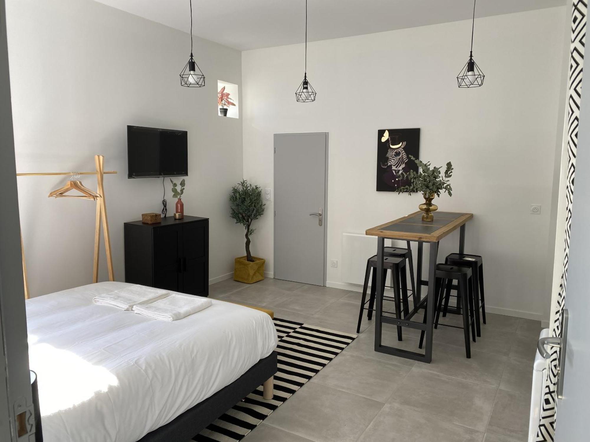 Le Jules Appart'Hotel ロマン・シュル・イゼール 部屋 写真